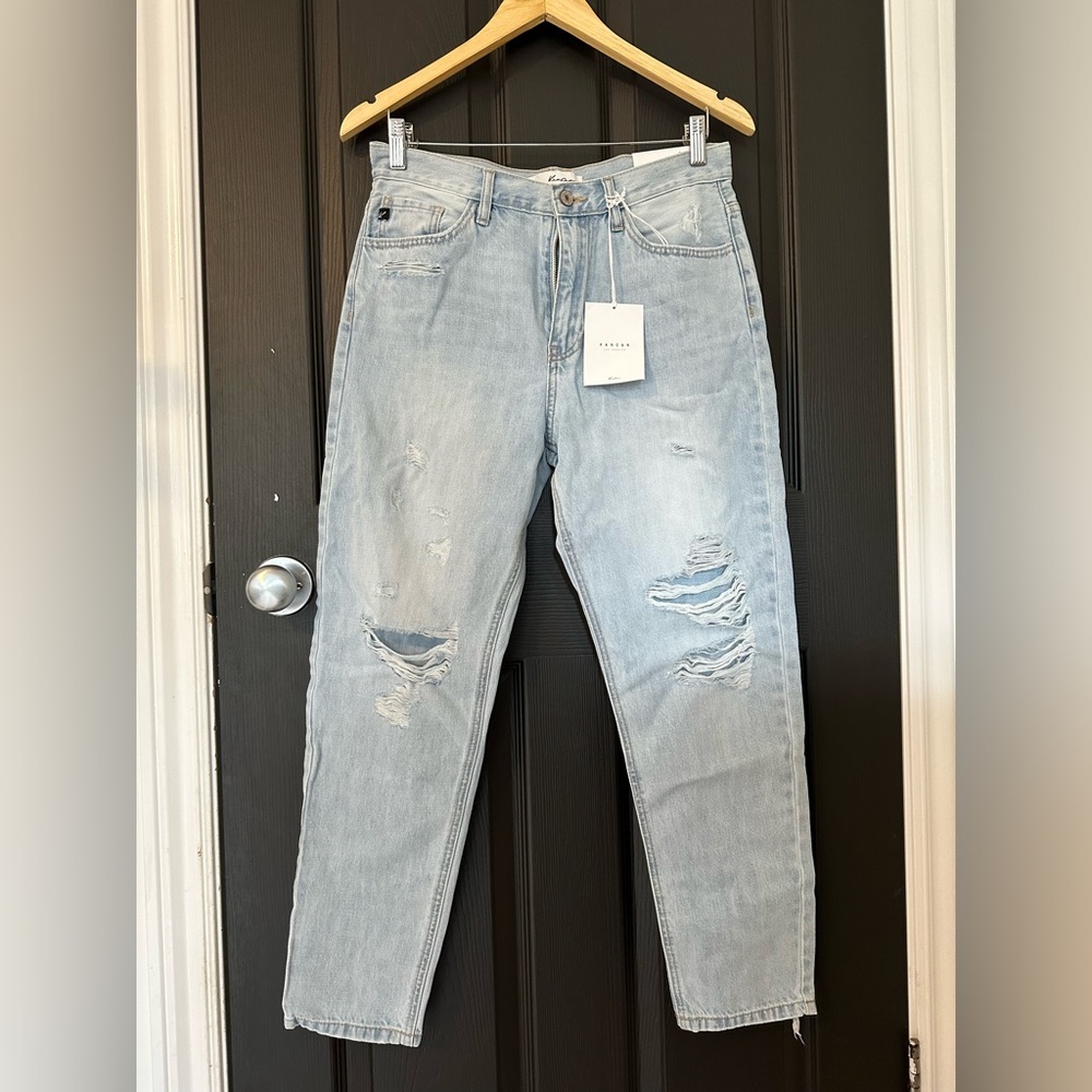 Light wash denim jeans, purchased from Vici Dolls. Brand new never worn.